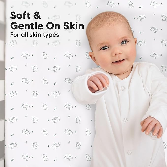 KeaBabies 2-Pack Baby Crib Sheets - Image 4