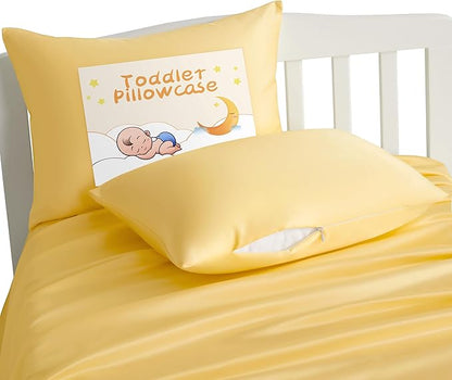 NTBAY Zippered Silk Satin Toddler Pillowcases by NTBAY
