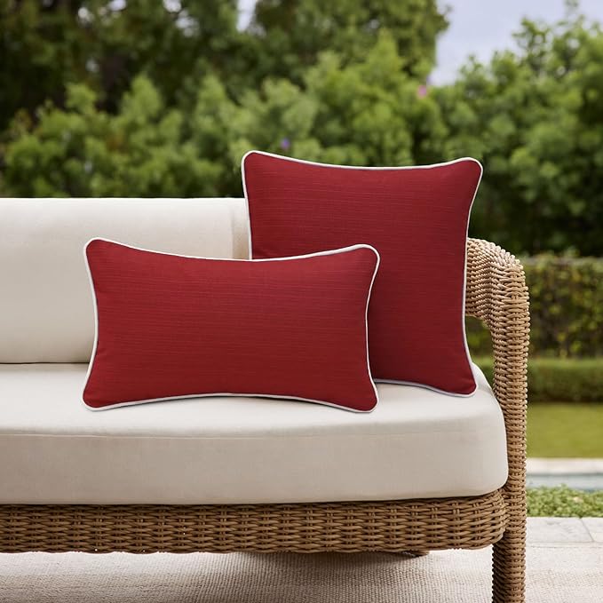 Decorative Outdoor Water Repellent Throw Pillows - Image 4