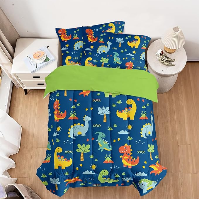 SANDJEST Dinosaur Design Duvet Cover Sets Full Size by SANDJEST