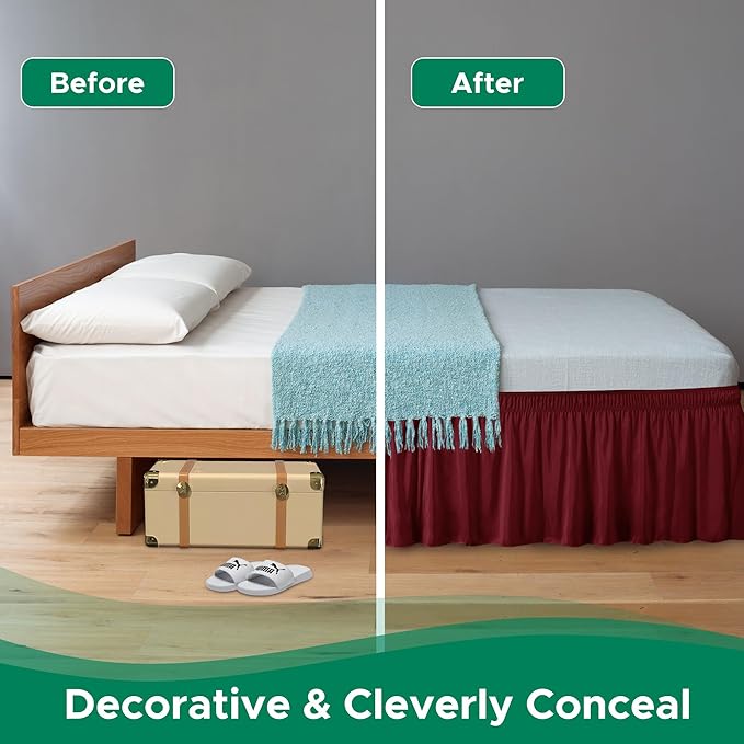 Biscaynebay Wrap Around Bed Skirts - Image 7