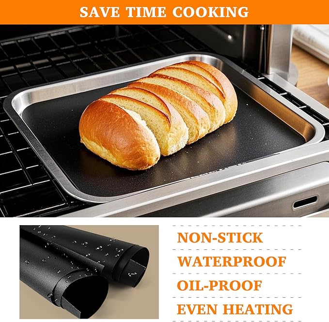 Air Fryer Liners Reusable Teflon Mats Compatible - Image 4