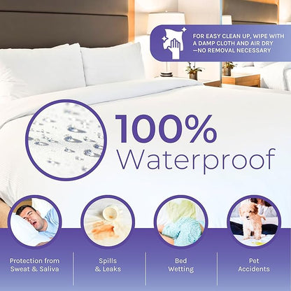 6 Gauge Vinyl Bed Bug Mattress/Box Spring Cover- Waterproof Encasement- Perfect - Image 5