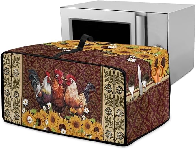 Microwave Oven Cover Waterproof Heavy Duty Microwave Oven Dust Cover by HwzdsyxlCreativeHomeDecor