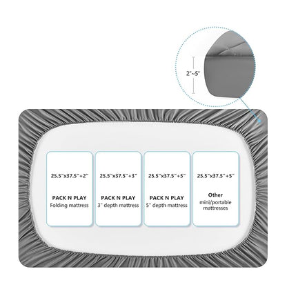 TILLYOU Pack and Play Sheet - Image 3