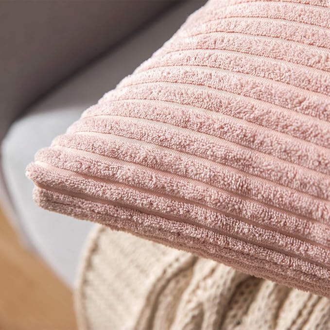 MIULEE Winter Pack of 2 Pillow Covers Soft Soild Decorative Throw Pillow Covers - Image 3