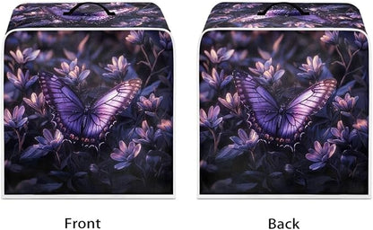 Mumeson Purple Butterfly Coffee Maker Cover, Dust Resistant Supplies Home - Image 7