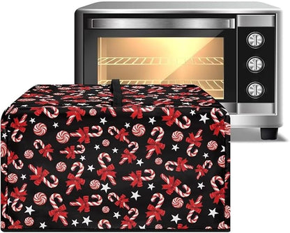Microwave Oven Grill Cover Protector, Christmas Lollipop Waterproof Dust-Proof - Image 2