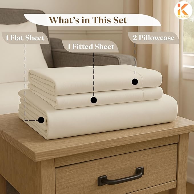 Sleeper Sofa Bed Sheet Set - Image 2