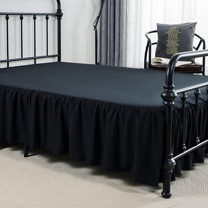 Bed Skirts Queen Size Ruffled Bed Skirt - Image 4