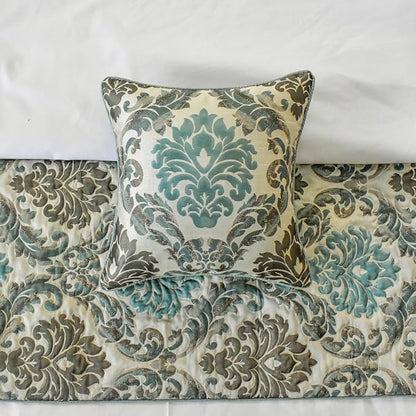 The HomeCentric King/Queen/Twin Blue Designer Queen 74"x18" Bed Runner - Image 2