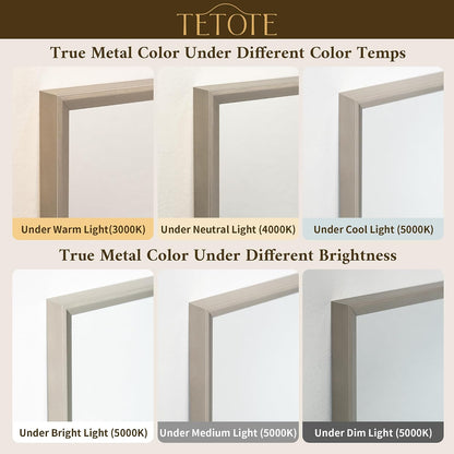 tetote brushed nickel bathroom mirror 24" x 30", view 9