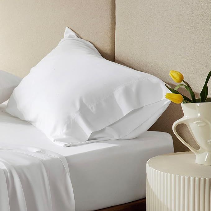 Bedsure Cooling Sheets Twin, Rayon Derived from Bamboo, Cooling Sheets - Image 5