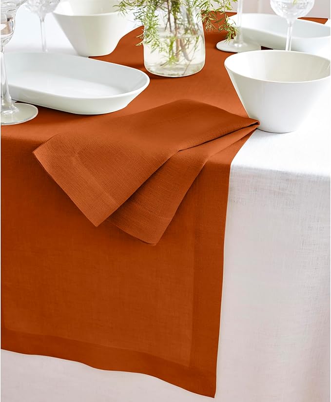 Solino Home Linen Table Runner 72 Inches Long - Image 9