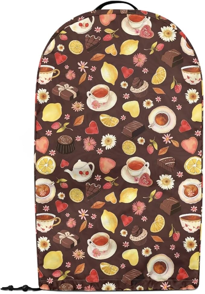 Lemons Chocolates Tea Blender Dust Cover Brown Food Processor Cover Coffee - Image 2