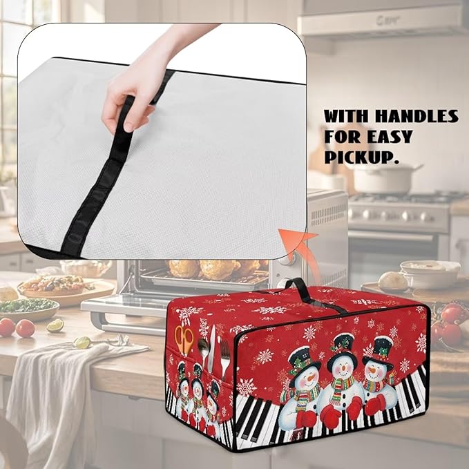 Christmas Air Fryer Toaster Oven Cover - Image 4