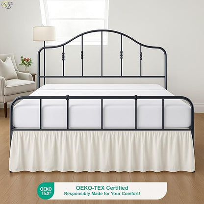 Cottington Lane Ruffled Bed Skirt Queen Size - Image 2
