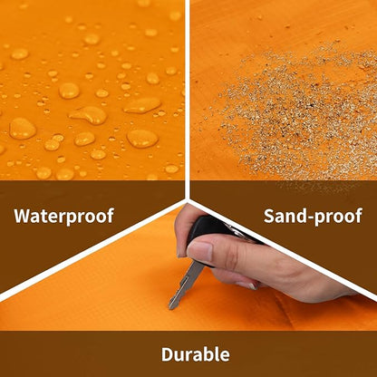 Frelaxy Pocket Picnic Blanket, Waterproof Sandproof Beach Mat, Compact Camping - Image 4