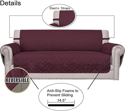 Easy-Going Reversible Loveseat Couch Cover - Image 3
