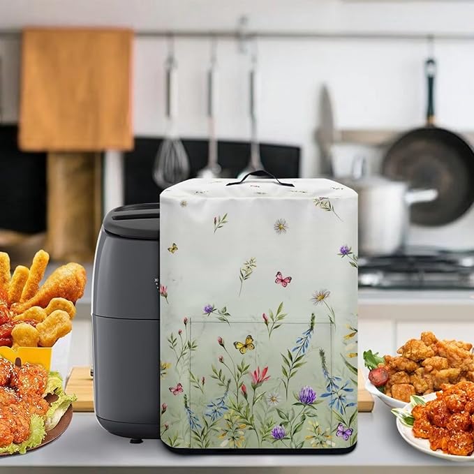 Air Fryer Cover Kitchen Appliance Cover Stain Resistant Washable Protective - Image 5