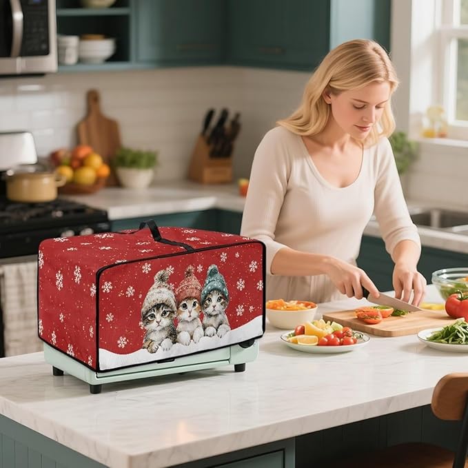 Toaster Oven Cover Dustproof Protective Countertop Convection Oven Cover - Image 3