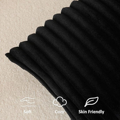 Kevin Textile Soft Plush 14x24 Inch Lumbar Pillow Cover 1 Pack, Luxury Fluffy - Image 3