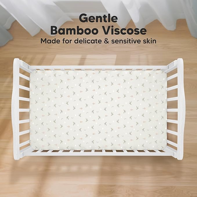 KeaBabies 2-Pack Baby Crib Sheets - Image 2