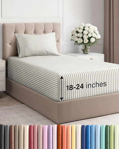 Extra Deep Pocket Twin XL Sheets by CGKUnlimited