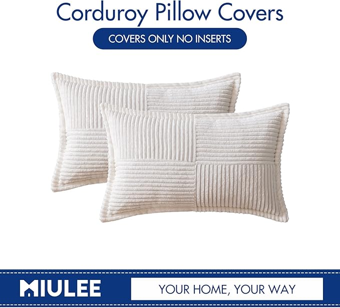 MIULEE Decorative Lumbar Throw Pillow Covers - Image 6