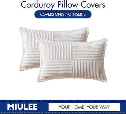 MIULEE Decorative Lumbar Throw Pillow Covers - Image 6
