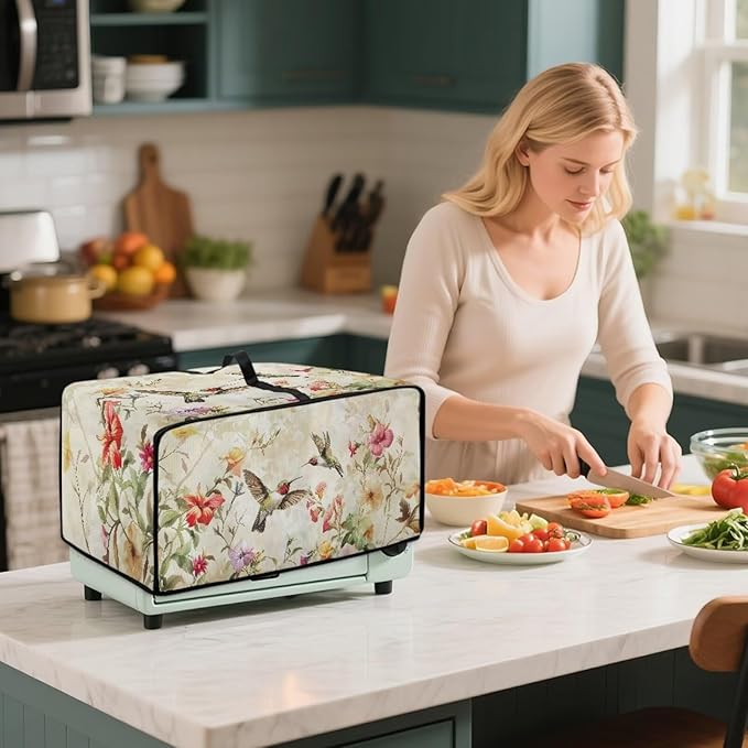 Convection Toaster Oven Cover Decorative Dustproof Convection Microwave Oven - Image 7