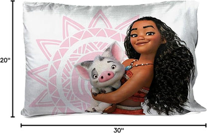 Jay Franco Disney Moana 2 Pack Reversible Pillowcases - Image 6