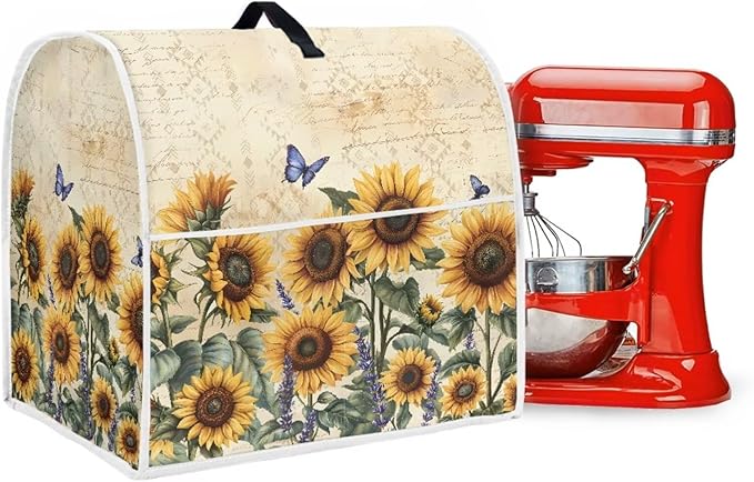 Sunflower Mixer Cover for Kitchen Aid 4.5-5 Qt Mixer, Coffee Makers, Kitchen - Image 4