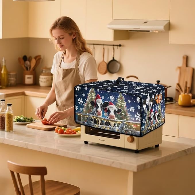 Air Fryer Toaster Oven Dust Cover Protective Microwave Oven Cover Small - Image 3