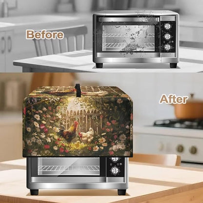 Microwave Ovens Dust Cover, Thanksgiving Rooster Tear-Resistant Heat-Resistant - Image 4