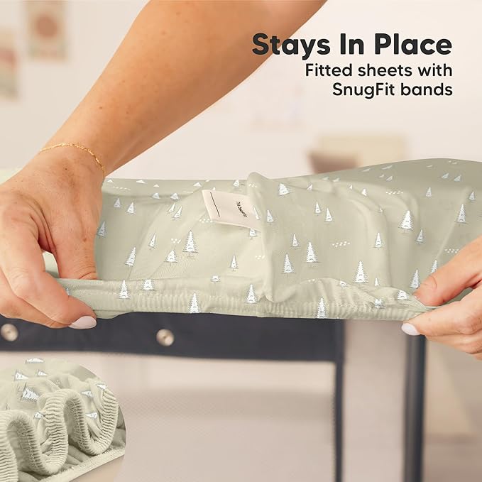 2-Pack Mini Crib Sheets Fitted - Image 6