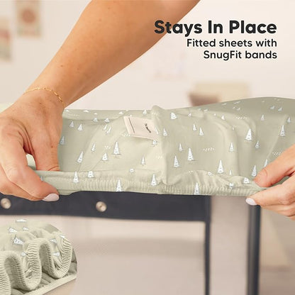 2-Pack Mini Crib Sheets Fitted - Image 6