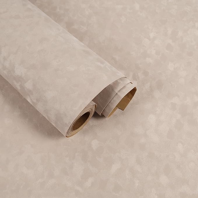 Beige Felt Drawer Liner Self Adhesive Velvet Flocking Liner Roll by FANCYEASY