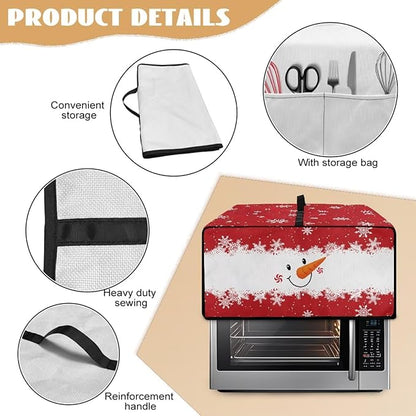 Christmas Countertop Convection Oven Cover Dust Protection Air Fryer Toaster - Image 5