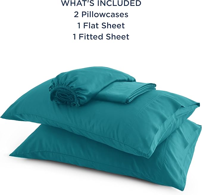 Bedsure Full Size Bed Sheets, Cooling Sheets, Rayon Derived from Bamboo - Image 6