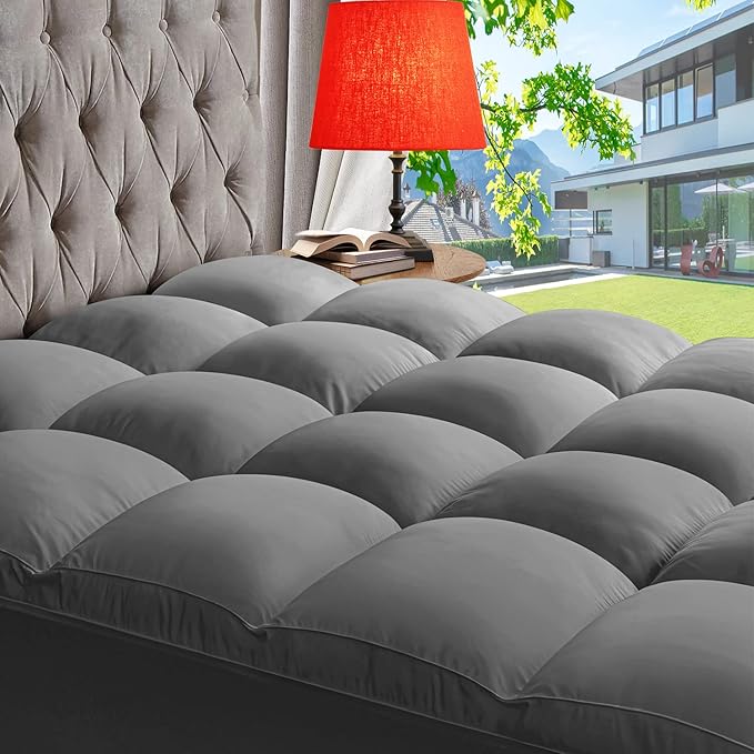 ABENE Mattress Topper Twin for Back Pain Relief, Extra Thick Mattress Pad by ABENE