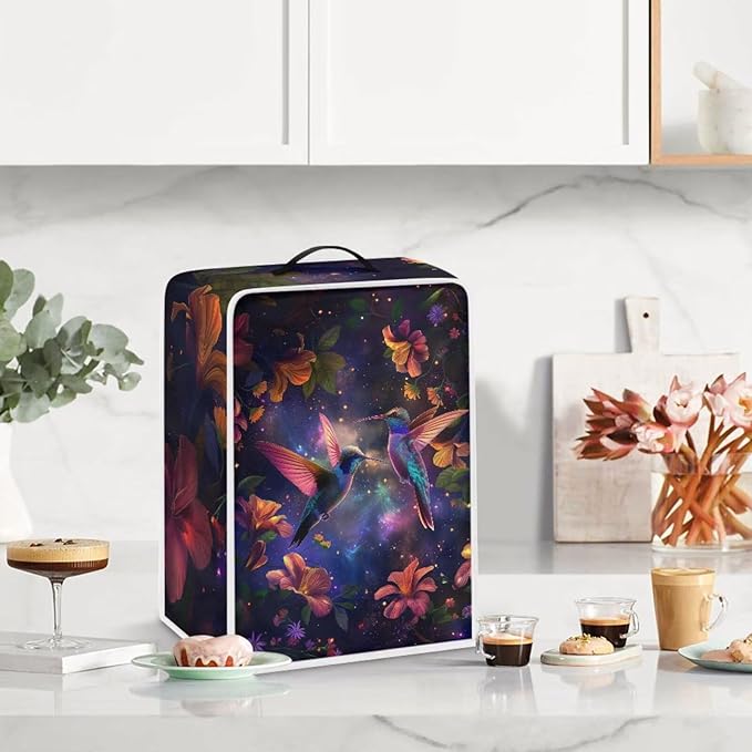Hummingbird Dust Proof Cover for Coffee Maker Galaxy Coffee Machine Protector - Image 3