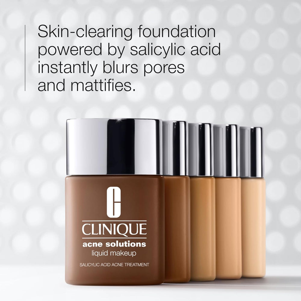 Clinique Acne Solutions Liquid Foundation Makeup With Salicylic Acid For Dry ...