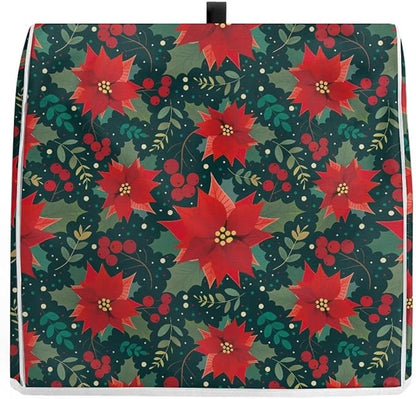 Christmas Stand Mixer Cover Dust Protective Poinsettia Stand Mixer Covers - Image 7