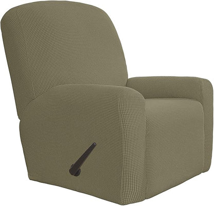 Easy-Going 4 Pieces Oversized Recliner Stretch Sofa Slipcover Sofa Cover by Easy-Going