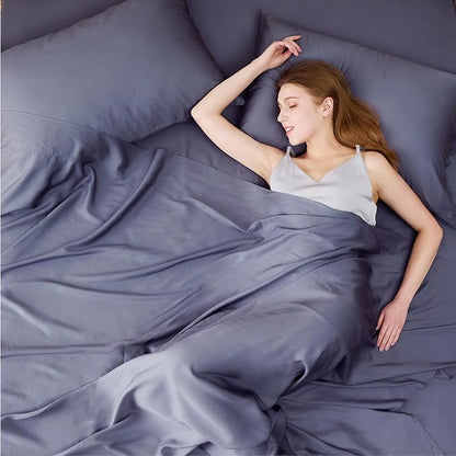 Bedsure California King Sheet Sets, Cooling Sheets, Rayon Derived from Bamboo - Image 2