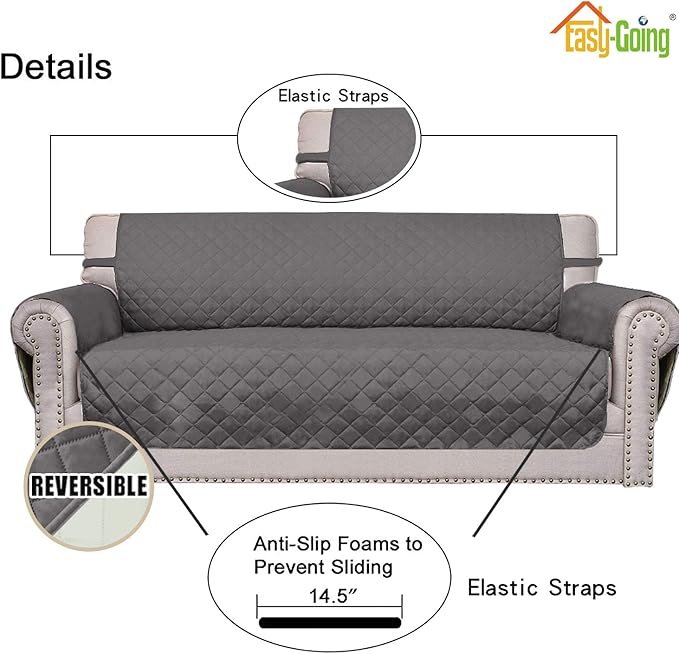 Easy-Going Reversible Couch Cover - Image 3