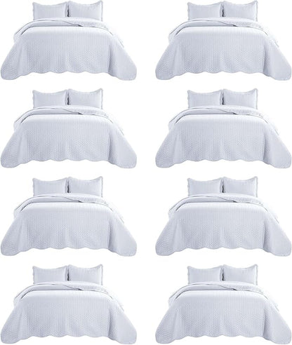IR Imperial Rooms 8 Pack California King Quilt Bedding Set by IRImperialRooms