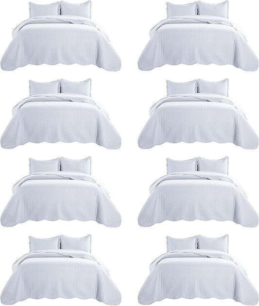 IR Imperial Rooms 8 Pack California King Quilt Bedding Set by IRImperialRooms