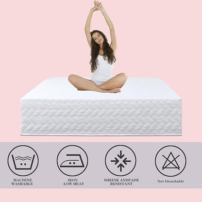King Bed Skirt-Box Spring Cover - Image 4